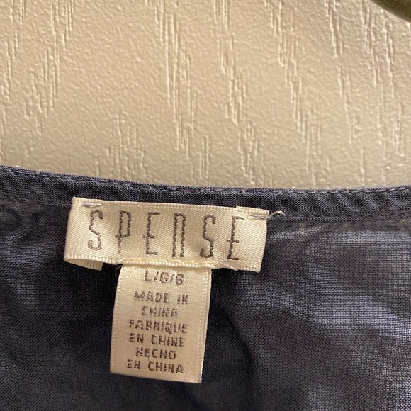 Front tie long sleeve blouse - Picture 3 of 4